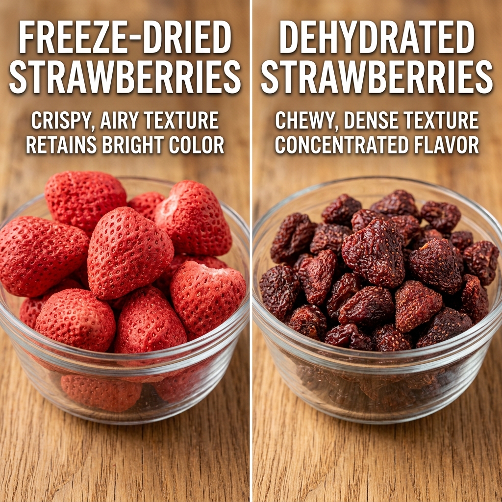 Freeze Dry vs Dehydrating